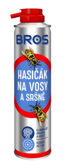 Bros Hasičák proti vosám a sršňům 300ml | Chemické výrobky - Hubiče, odpuz.hmyzu, šampony pro psy